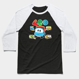 LEO the truck Building Trains, Trucks and Cars Baseball T-Shirt